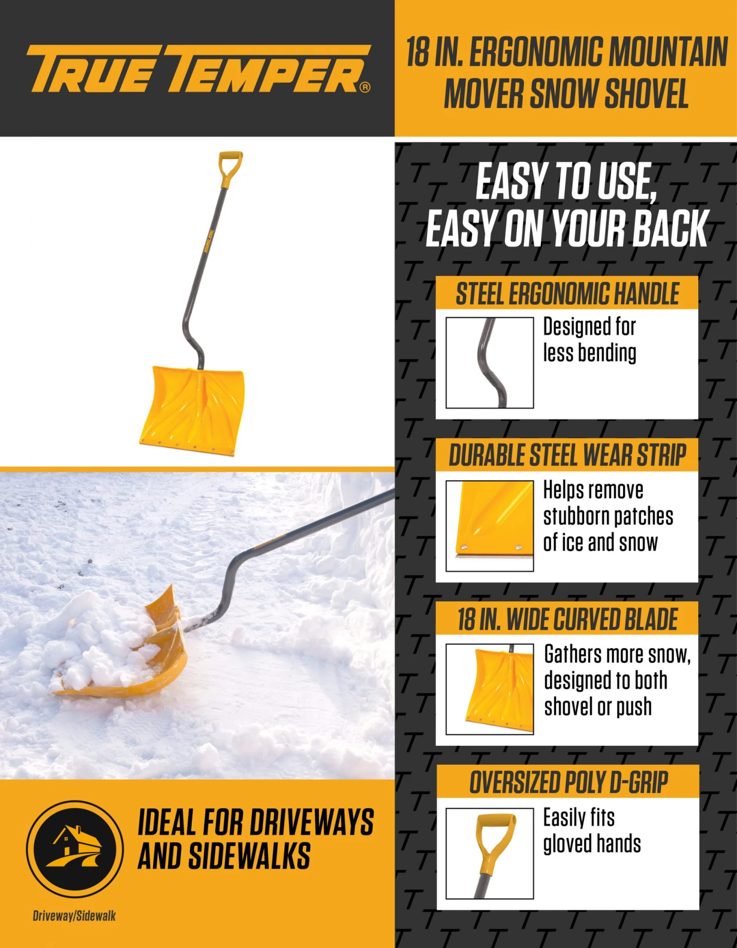 Coupon ๐ฅ True Temper Lawn & Garden Hand Tools 18-in Poly Snow Shovel with 38-in Steel Handle ๐งจ 2 Coupon ๐ฅ True Temper Lawn & Garden Hand Tools 18-in Poly Snow Shovel with 38-in Steel Handle ๐งจ - Image 2