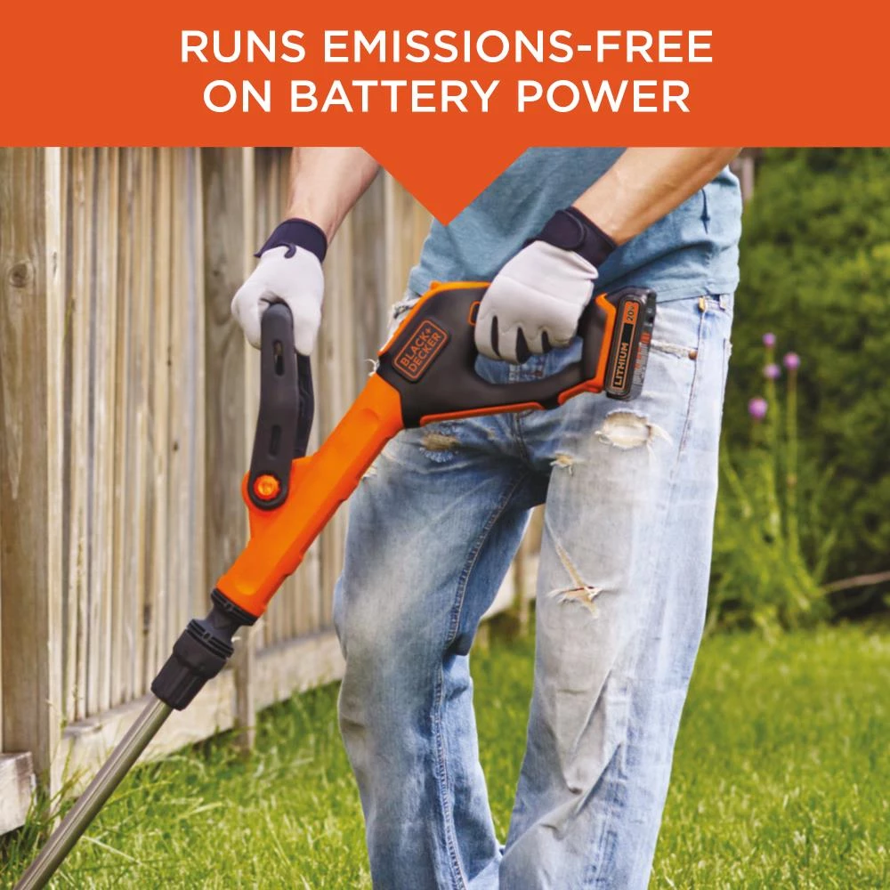 Outlet ⭐ BLACK+DECKER Trimmers & Edgers EASYFEED 20-Volt Max 12-in Straight Cordless String Trimmer With Edger Capable (Battery Included) 😀 15 Outlet ⭐ BLACK+DECKER Trimmers & Edgers EASYFEED 20-Volt Max 12-in Straight Cordless String Trimmer With Edger Capable (Battery Included) 😀 - Image 15