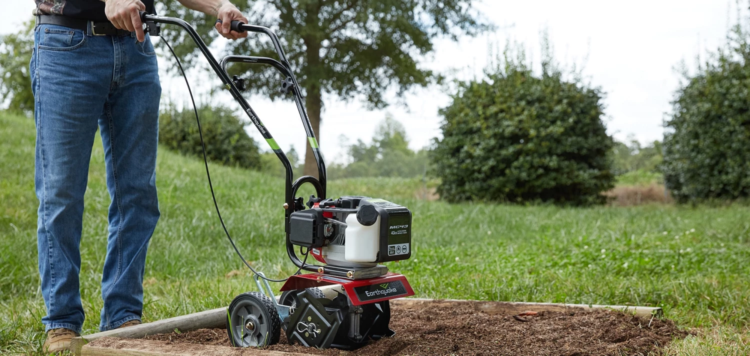 New 🎁 Earthquake Tillers & Cultivators MC43 43-cc 2-Cycle 10-in Forward-rotating Gas Cultivator 🔔 8 New 🎁 Earthquake Tillers & Cultivators MC43 43-cc 2-Cycle 10-in Forward-rotating Gas Cultivator 🔔 - Image 8