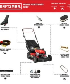 Discount 👏 CRAFTSMAN Lawn Mowers M220 150-cc 21-in Gas Push Lawn Mower Briggs & Stratton Engine 💯 -Outdoor Tools sale 43573750