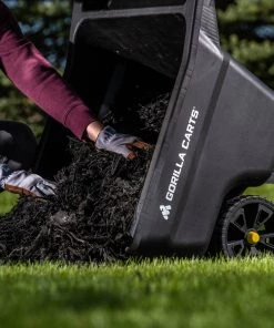 Brand new ⌛ Gorilla Carts Wheelbarrows & Yard Carts 5-cu ft Plastic Yard Cart 😀 -Outdoor Tools sale 44043805 scaled