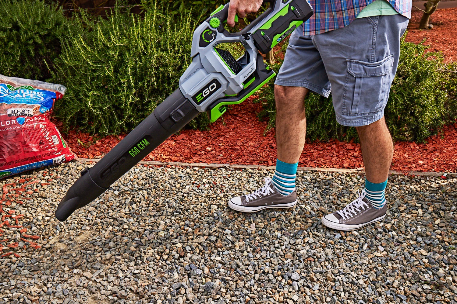 Hot Sale ๐ EGO Leaf Blowers POWER+ 56-volt 650-CFM Brushless Handheld Cordless Electric Leaf Blower 5 Ah (Battery & Charger Included) โจ 4 Hot Sale ๐ EGO Leaf Blowers POWER+ 56-volt 650-CFM Brushless Handheld Cordless Electric Leaf Blower 5 Ah (Battery & Charger Included) โจ - Image 4