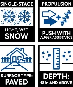 Wholesale 🧨 Greenworks Snow Blowers 13-Amp 20-in Corded Electric Snow Blower with Auger Assistance 🤩 -Outdoor Tools sale 44334064 scaled