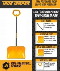Cheapest ๐ True Temper Lawn & Garden Hand Tools 20-in Poly Snow Shovel with 34.5-in Steel Handle ๐ 7 Cheapest ๐ True Temper Lawn & Garden Hand Tools 20-in Poly Snow Shovel with 34.5-in Steel Handle ๐ -Outdoor Tools sale 45411534