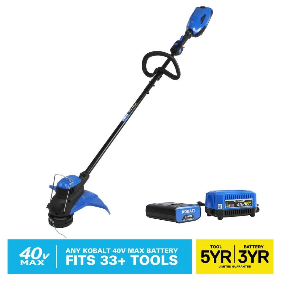 Brand new 🔔 Kobalt Trimmers & Edgers 40-Volt Max 15-in Straight Cordless String Trimmer (Battery Included) 👍 1 Brand new 🔔 Kobalt Trimmers & Edgers 40-Volt Max 15-in Straight Cordless String Trimmer (Battery Included) 👍